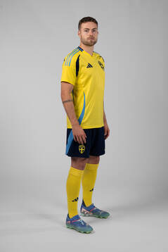 Gabriel Gudmundsson of the Swedish men's football national