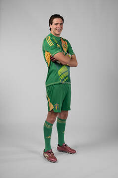 Goalkeeper Jacob Widell Zetterström of the Swedish men's