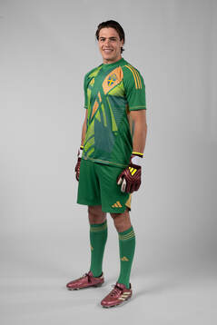 Goalkeeper Jacob Widell Zetterström of the Swedish men's