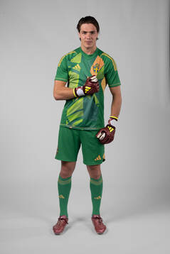 Goalkeeper Jacob Widell Zetterström of the Swedish men's