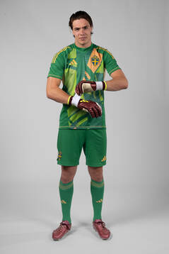 Goalkeeper Jacob Widell Zetterström of the Swedish men's