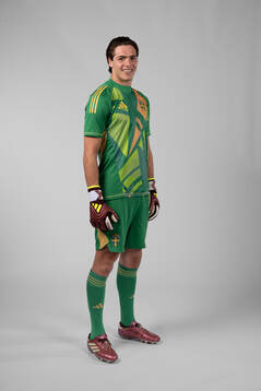 Goalkeeper Jacob Widell Zetterström of the Swedish men's