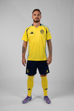 Linus Wahlqvist Egnell of the Swedish men's football