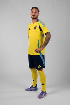 Linus Wahlqvist Egnell of the Swedish men's football