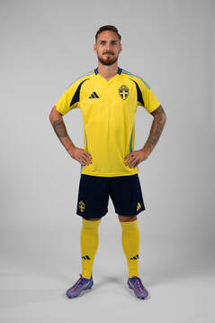 Linus Wahlqvist Egnell of the Swedish men's football