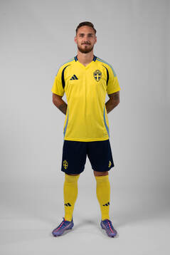Linus Wahlqvist Egnell of the Swedish men's football