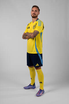 Linus Wahlqvist Egnell of the Swedish men's football
