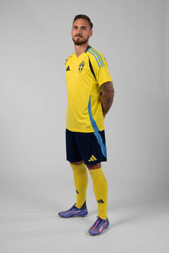Linus Wahlqvist Egnell of the Swedish men's football