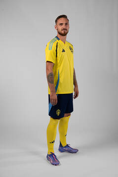 Linus Wahlqvist Egnell of the Swedish men's football