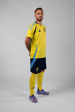 Linus Wahlqvist Egnell of the Swedish men's football