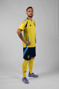 Linus Wahlqvist Egnell of the Swedish men's football