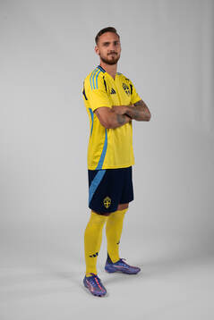 Linus Wahlqvist Egnell of the Swedish men's football