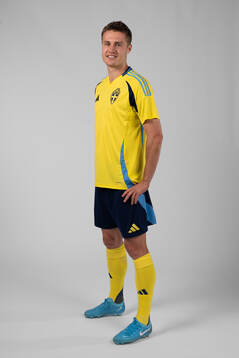 Mattias Svanberg of the Swedish men's football national