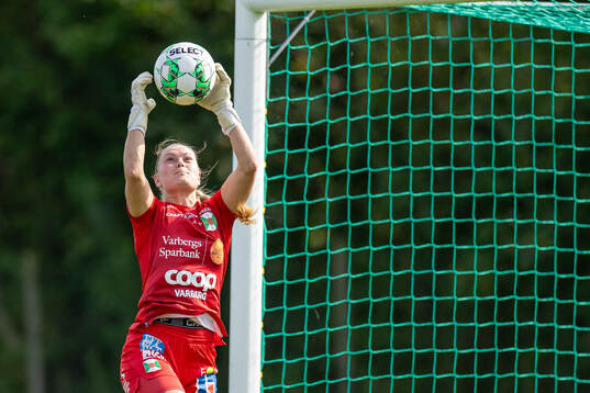 Varbergs målvakt Linnéa Nilsson