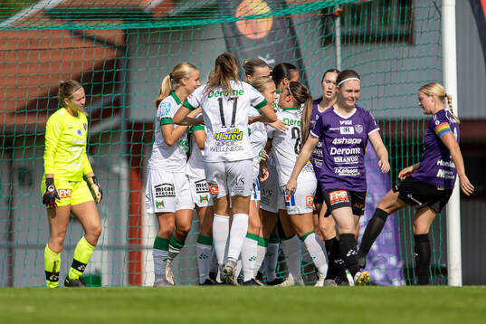 Varbergs spelare jublar