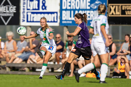Varbergs Moa Ivarsson och Valders Lovisa Sundholm