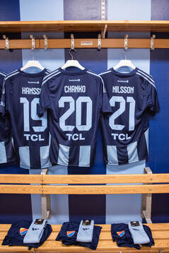 Djurgårdens legendarlags matchtröjor