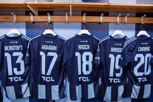 Djurgårdens legendarlags matchtröjor