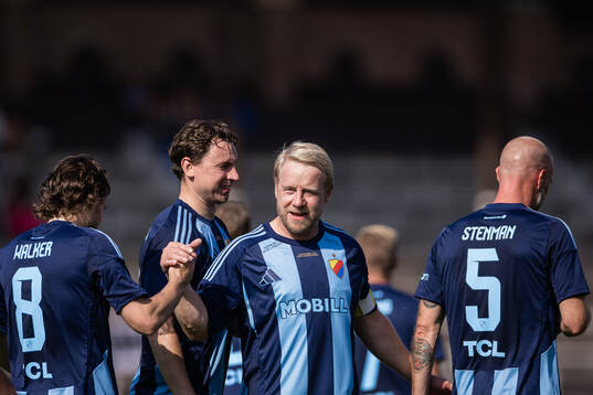 Djurgårdens Kevin Walker och Patrik Eriksson-Ohlsson