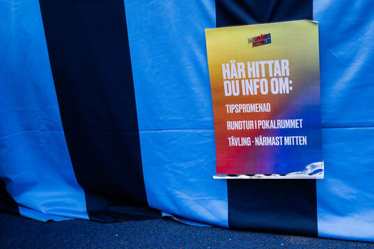 En informationsskylt