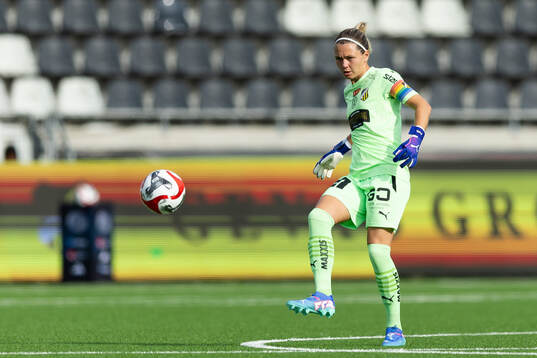 Häckens målvakt Jennifer Falk