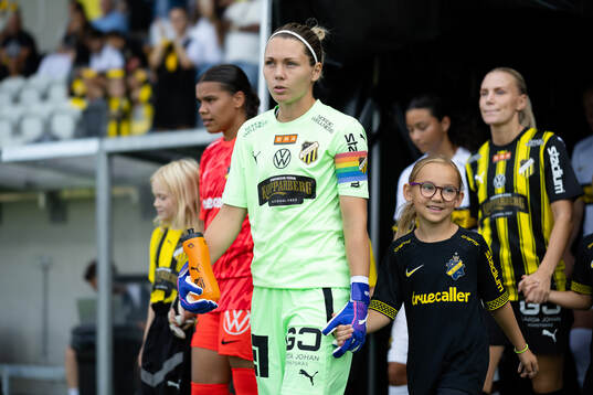 Häckens målvakt Jennifer Falk
