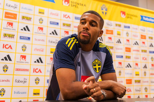 Isak Hien of the Swedish men's football national team