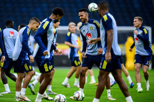 Alex Douglas of the Swedish men's football national team at