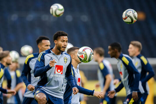 Jens-Lys Michel Cajuste of the Swedish men's football