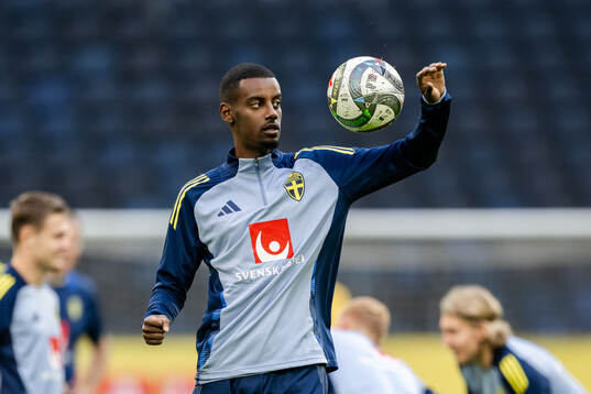 Alexander Isak of the Swedish men's football national team