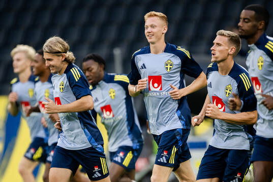 Bläddra bland fler bilder av Football, Nations League, Sweden, Training