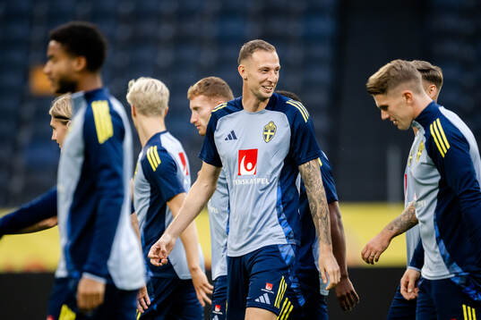 Gustaf Nilsson of the Swedish men's football national team
