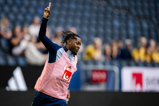Anthony Elanga of the Swedish men's football national team