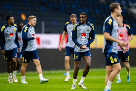 Alexander Isak of the Swedish men's football national team