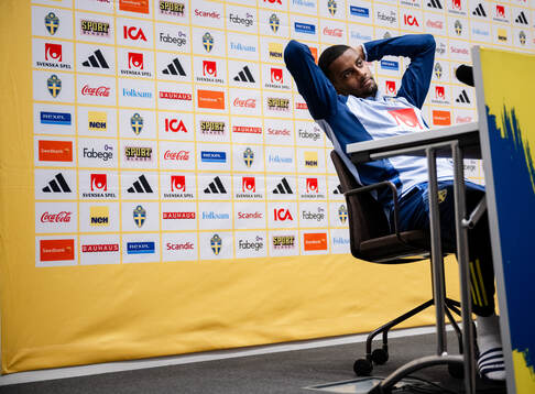 Alexander Isak of the Swedish men's football national team