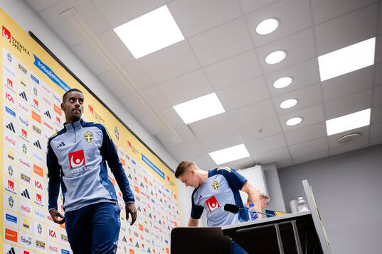 Alexander Isak of the Swedish men's football national team
