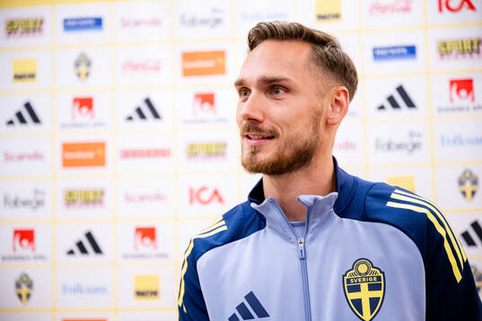 Linus Wahlqvist Egnell of the Swedish men's football