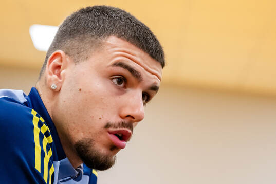 Edvin Kurtulus of the Swedish men's football national team