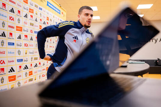 Edvin Kurtulus of the Swedish men's football national team