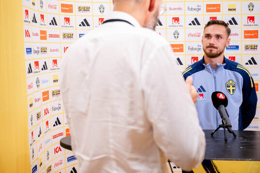 Linus Wahlqvist Egnell of the Swedish men's football