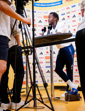 Anthony Elanga of the Swedish men's football national team
