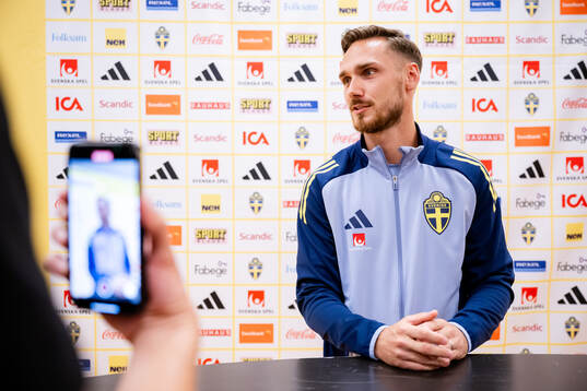 Linus Wahlqvist Egnell of the Swedish men's football