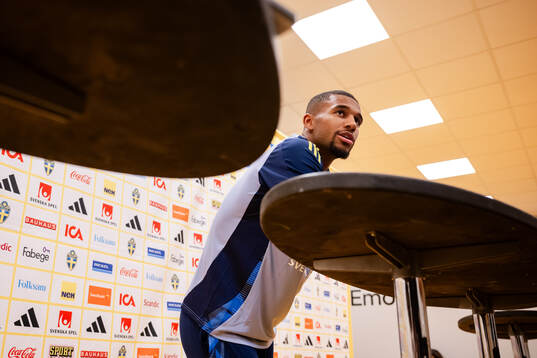 Isak Hien of the Swedish men's football national team