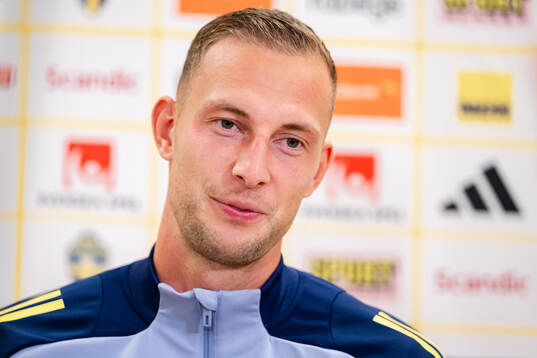 Gustaf Nilsson of the Swedish men's football national team