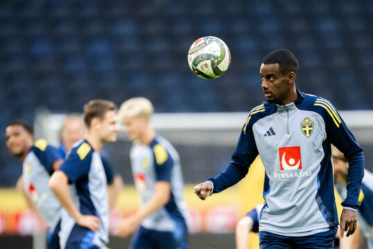 Alexander Isak of the Swedish men's football national team