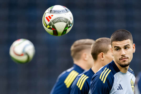 Edvin Kurtulus of the Swedish men's football national team