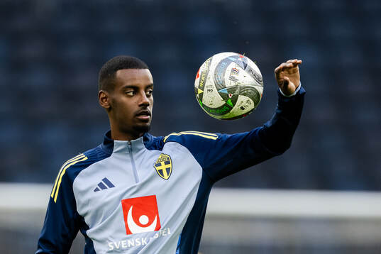 Alexander Isak of the Swedish men's football national team