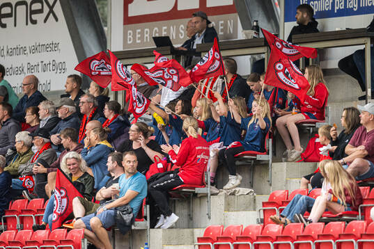 Spectators in the stands