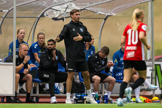 Luke Torjussen, head coach of Kolbotn