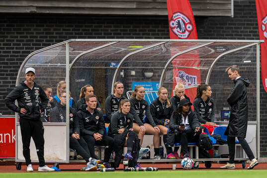Erik Mjelde, head coach of Arna-Bjørnar, and Maren Mjelde